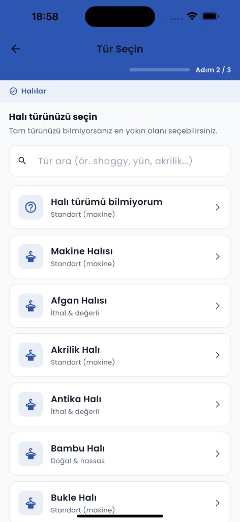 Tür seçin