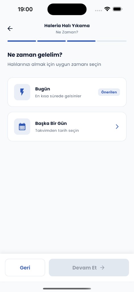Tarih seçimi
